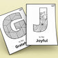 26 Positivity ABC Colouring Pages - Digital Download