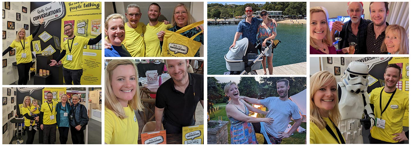 The Really Good Conversations team at events